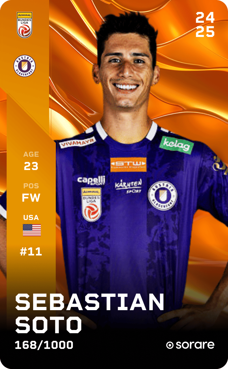 Sebastian Soto 2024-25 • Limited 168/1000