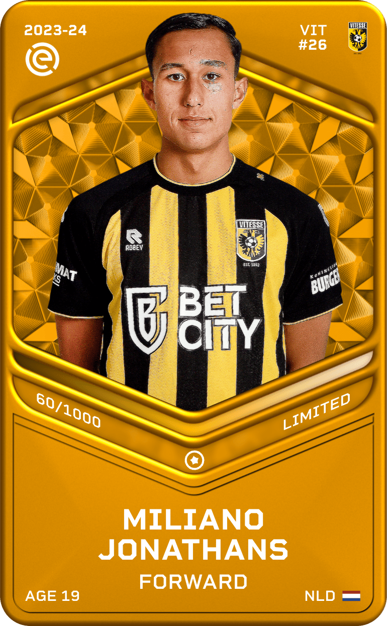 Miliano Jonathans 2023-24 • Limited 60/1000