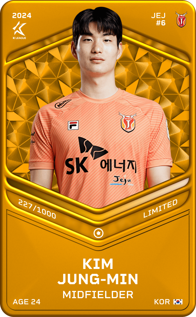 Kim Jung-Min 2024-25 • Limited 227/1000