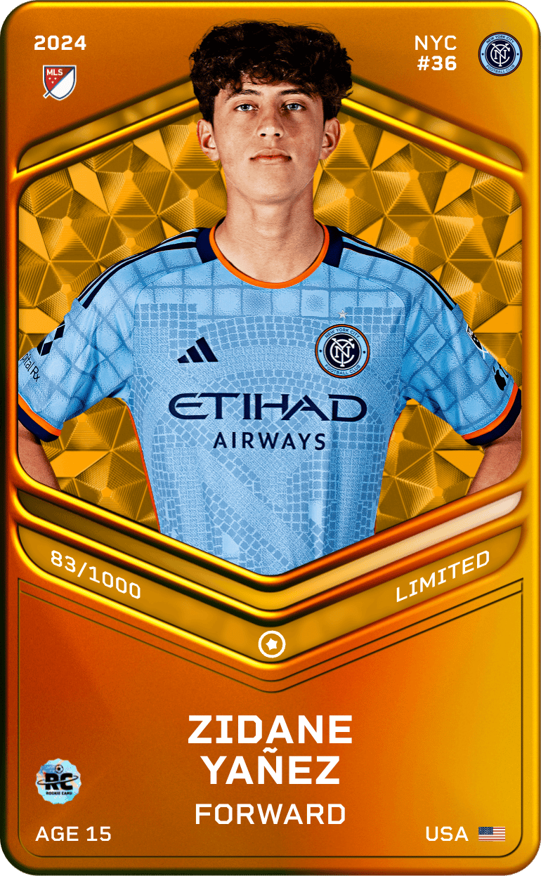 Zidane Yañez 2024-25 • Limited 83/1000