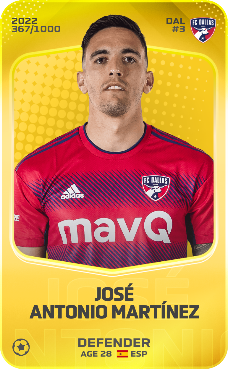 Sorare - Sorare Official - José Antonio Martínez 2022-23 • Limited 367/1000 - NFT # 80840909989672013469834268460529703061930788682579005885490642594264480731178