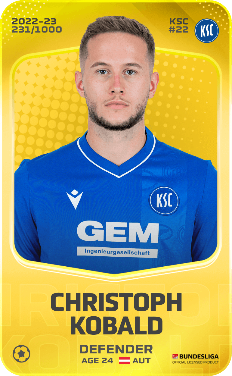 Christoph Kobald 2022-23 • Limited 231/1000