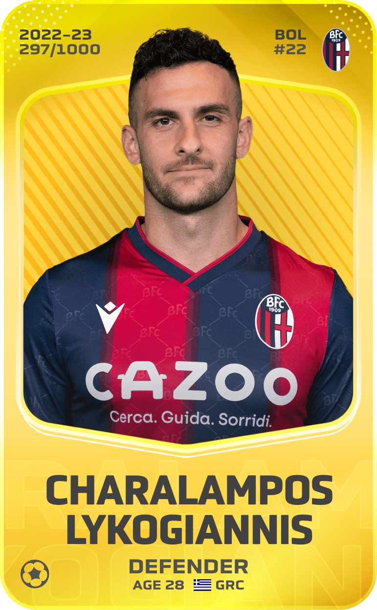Charalampos Lykogiannis 2022-23 • Limited 297/1000