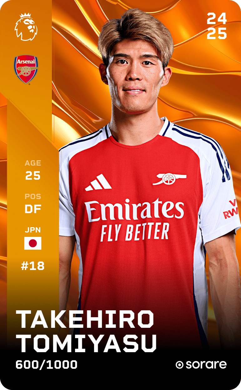 Takehiro Tomiyasu 2024-25 • Limited 600/1000