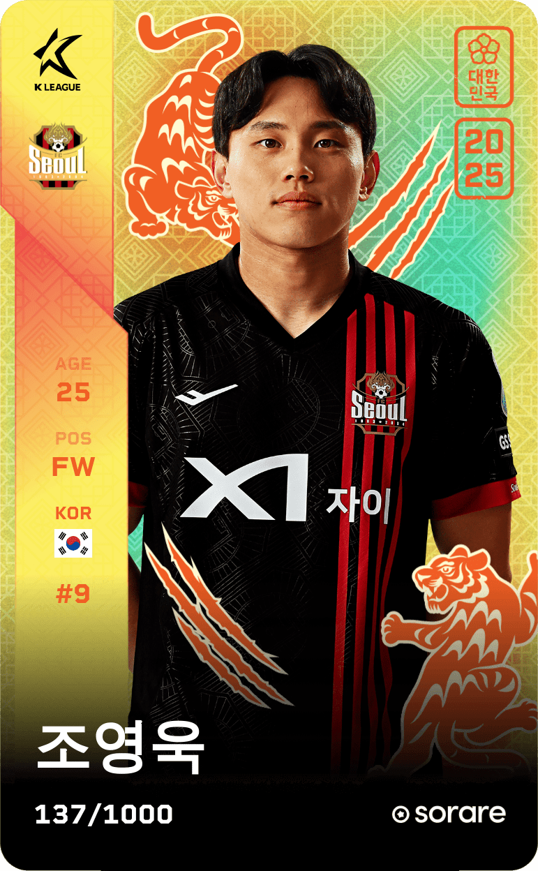 Cho Young-Wook 2025-26 • Limited 137/1000