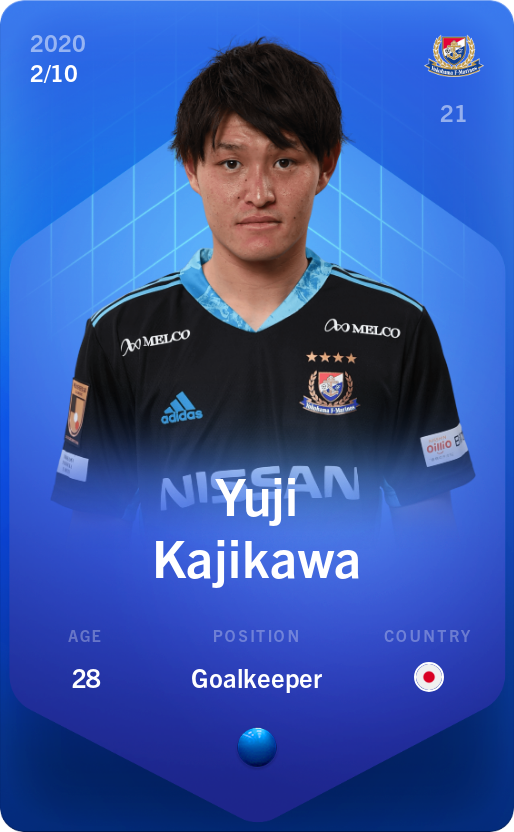 Sorare - Sorare Official - Yuji Kajikawa 2020-21 • Super Rare 2/10 - NFT # 9526366368590323481287828521384888112335813388436820755194592874545483351711