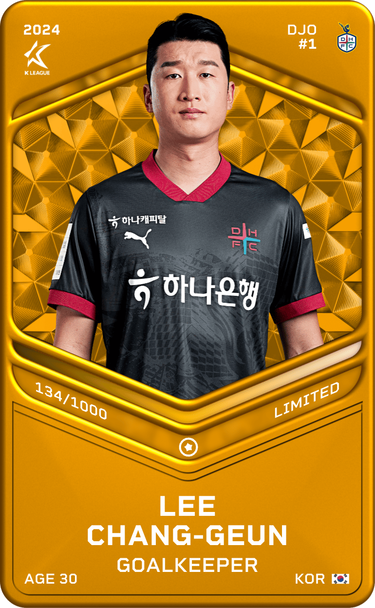 Lee Chang-Geun 2024-25 • Limited 134/1000