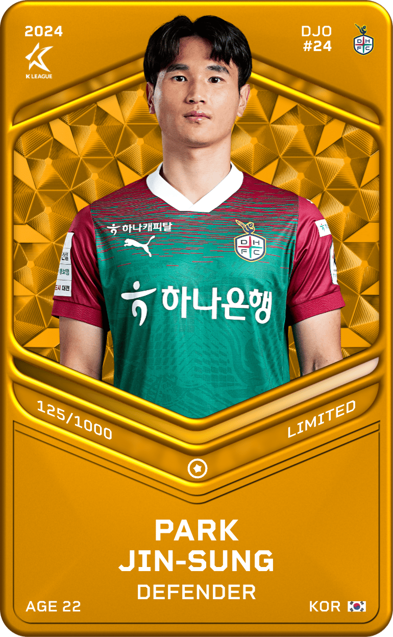 Park Jin-Seong 2024-25 • Limited 125/1000