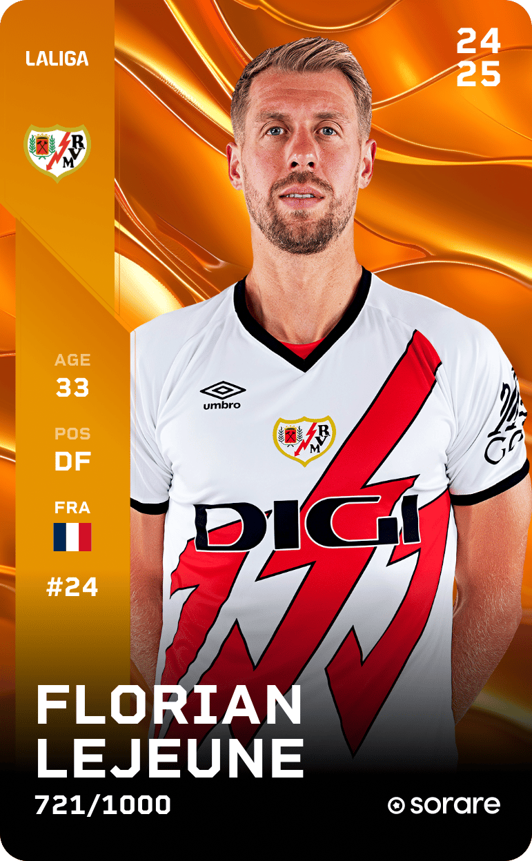 Florian Lejeune 2024-25 • Limited 721/1000