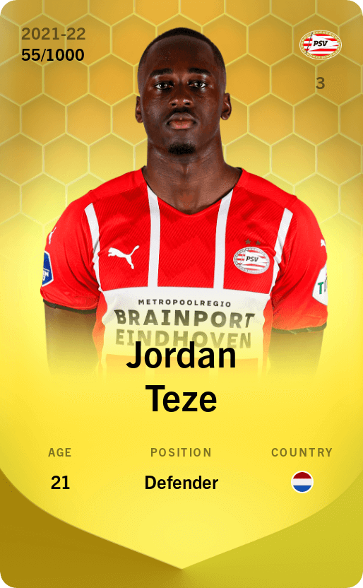 Jordan Teze 2021-22 • Limited 55/1000