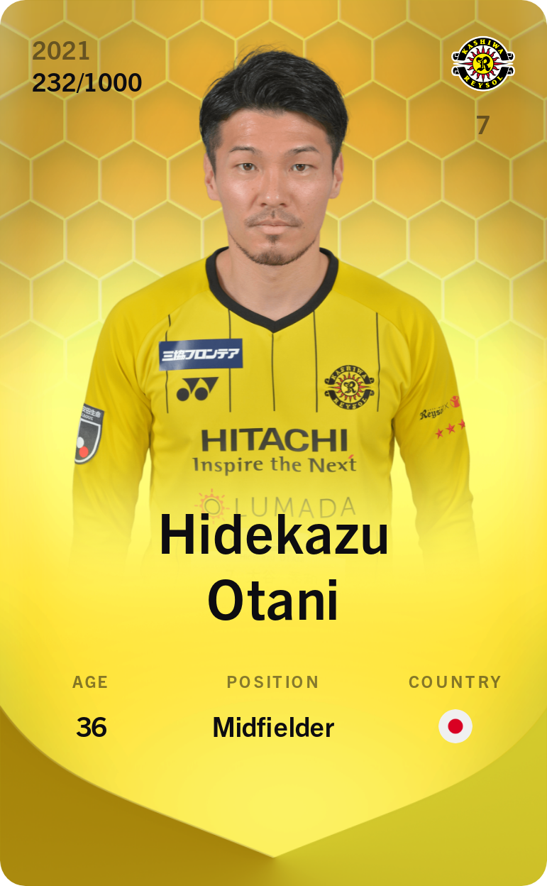 Hidekazu Otani 2021-22 • Limited 232/1000