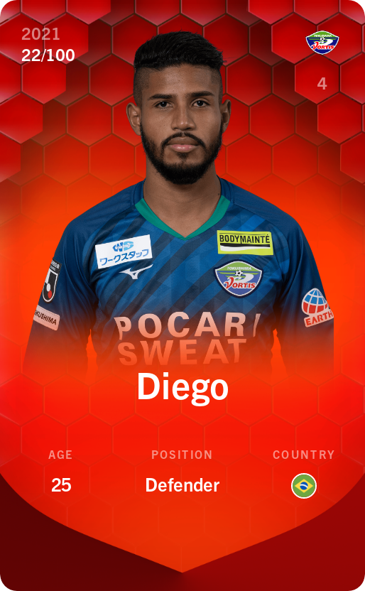 Sorare - Sorare Official - Diego 2021-22 • Rare 22/100 - NFT # 10521067024753793301536758247824964581017228406760513775251129728523771972699