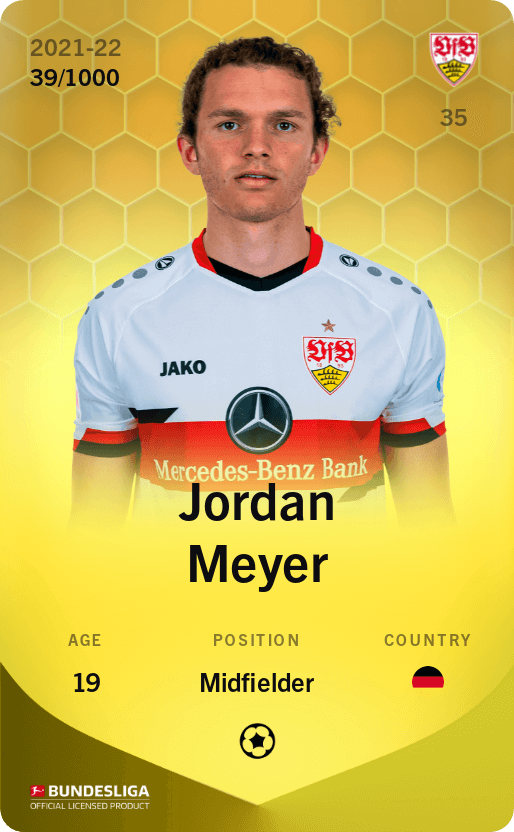 Jordan Meyer 2021-22 • Limited 39/1000