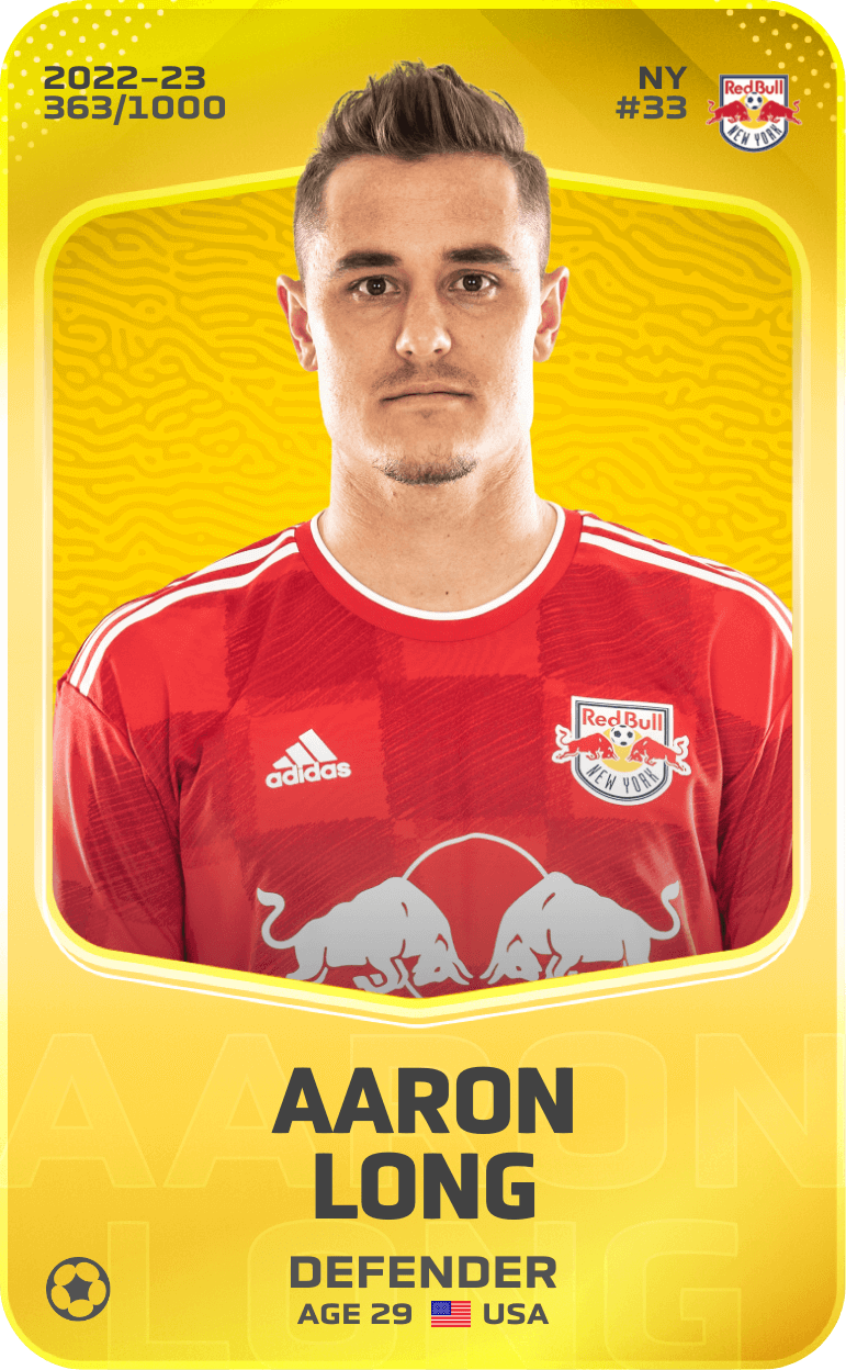 Aaron Long 2022-23 • Limited 363/1000
