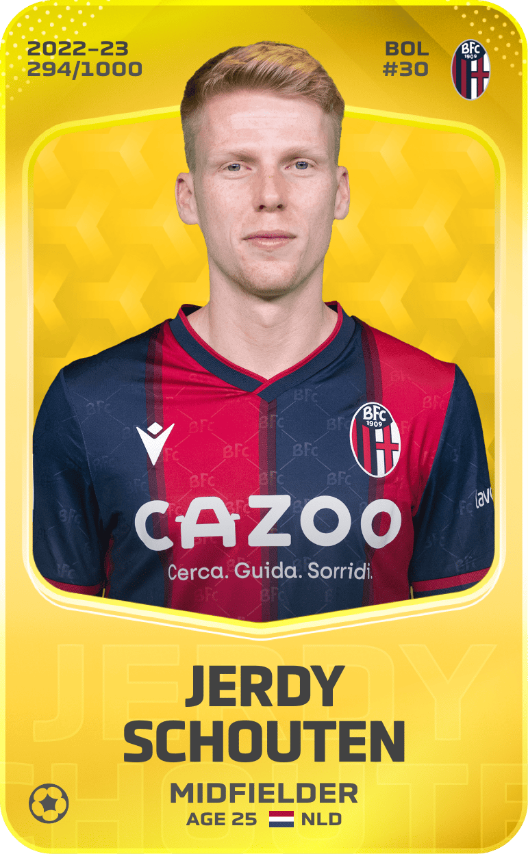 Jerdy Schouten 2022-23 • Limited 294/1000