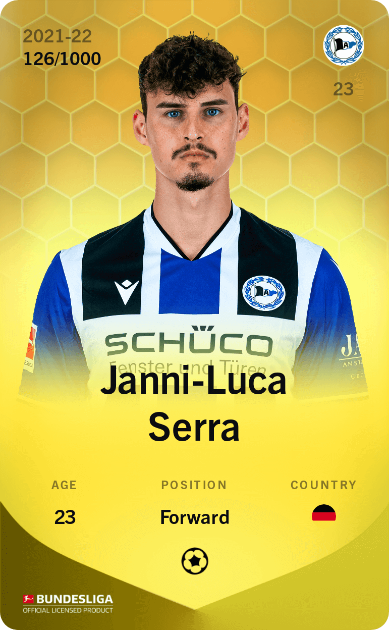 Janni-Luca Serra 2021-22 • Limited 126/1000