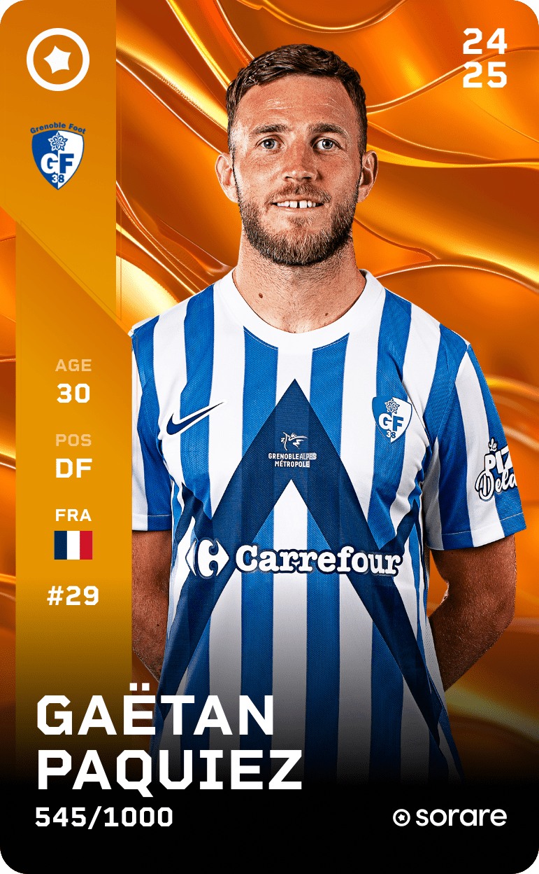Gaëtan Paquiez 2024-25 • Limited 545/1000