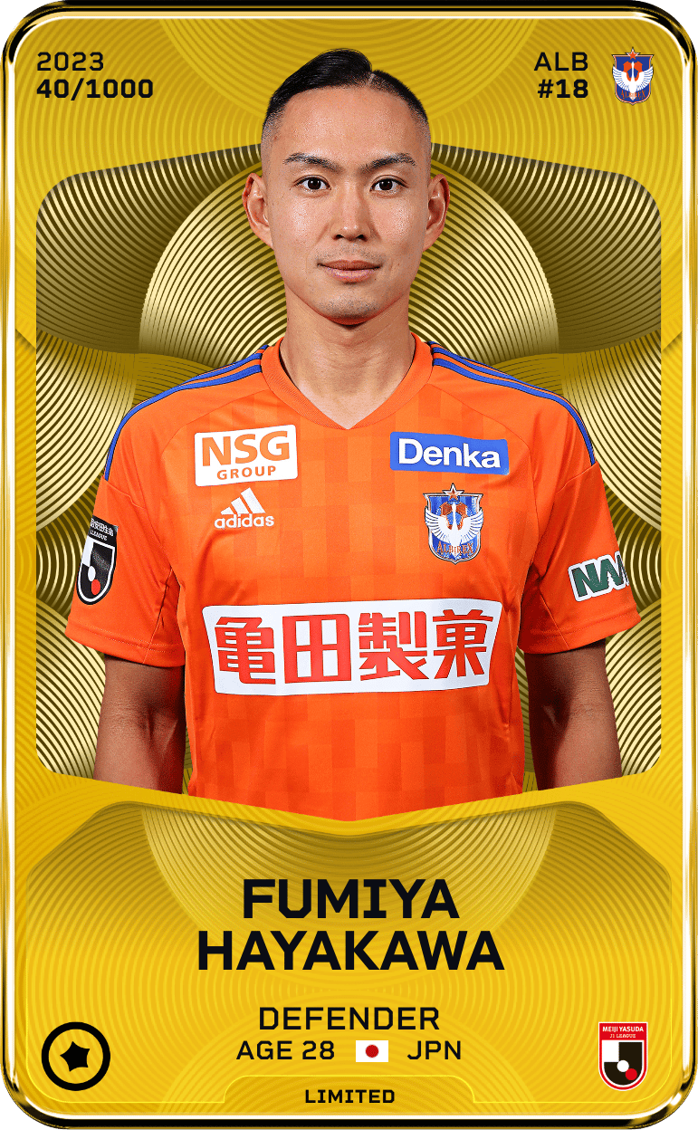 Fumiya Hayakawa 2023-24 • Limited 40/1000