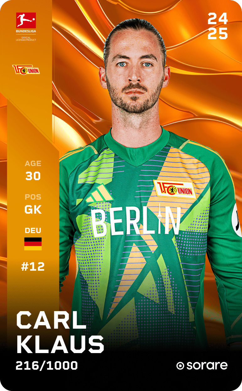 Carl Klaus 2024-25 • Limited 216/1000