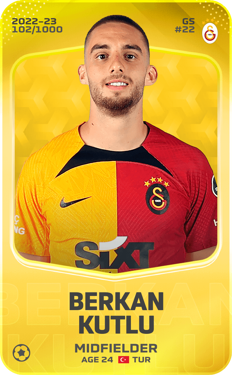 Berkan Kutlu 2022-23 • Limited 102/1000