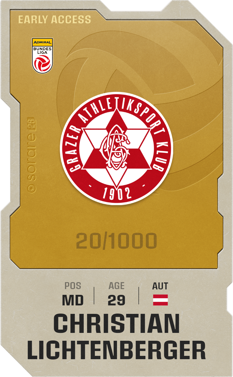 Christian Lichtenberger 2025-26 • Limited 20/1000