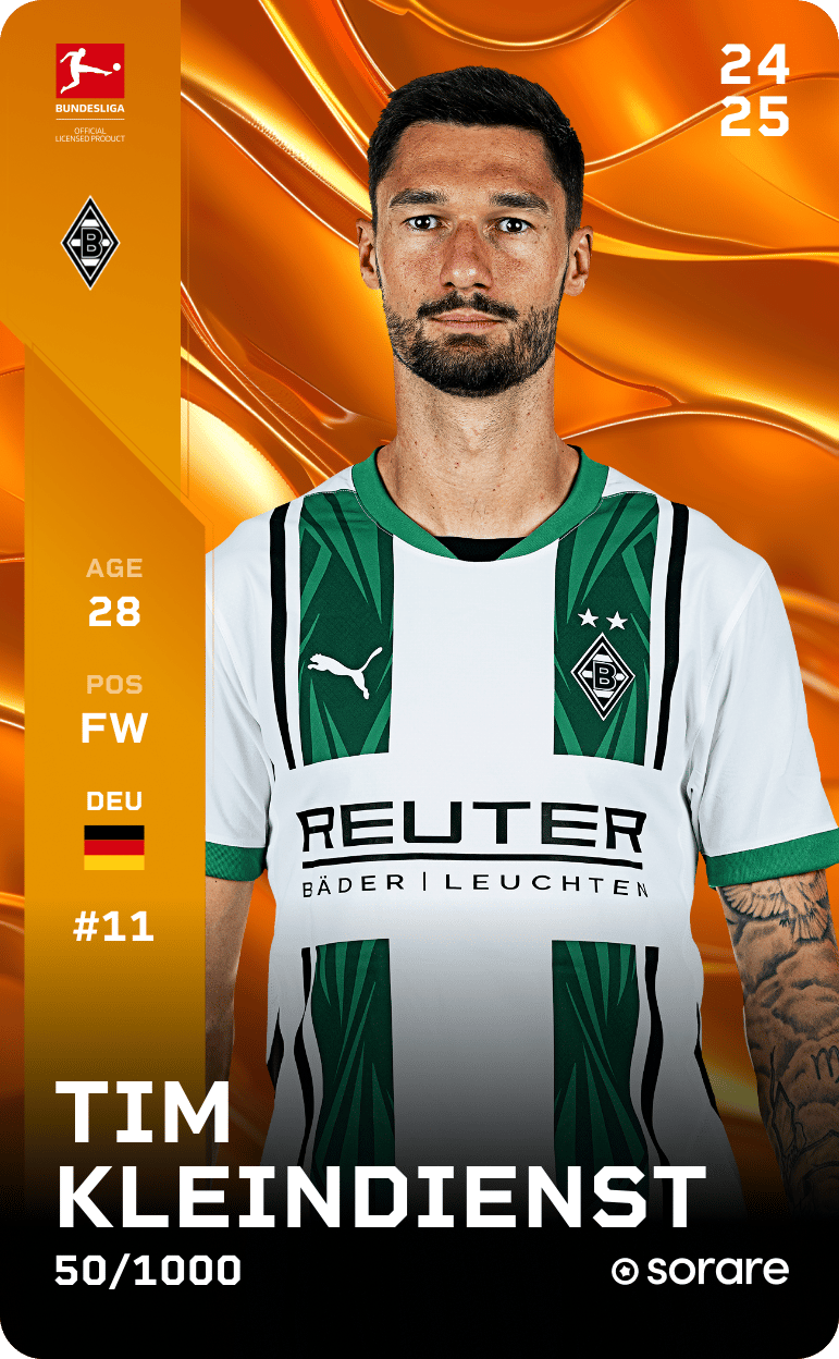 Tim Kleindienst 2024-25 • Limited 50/1000