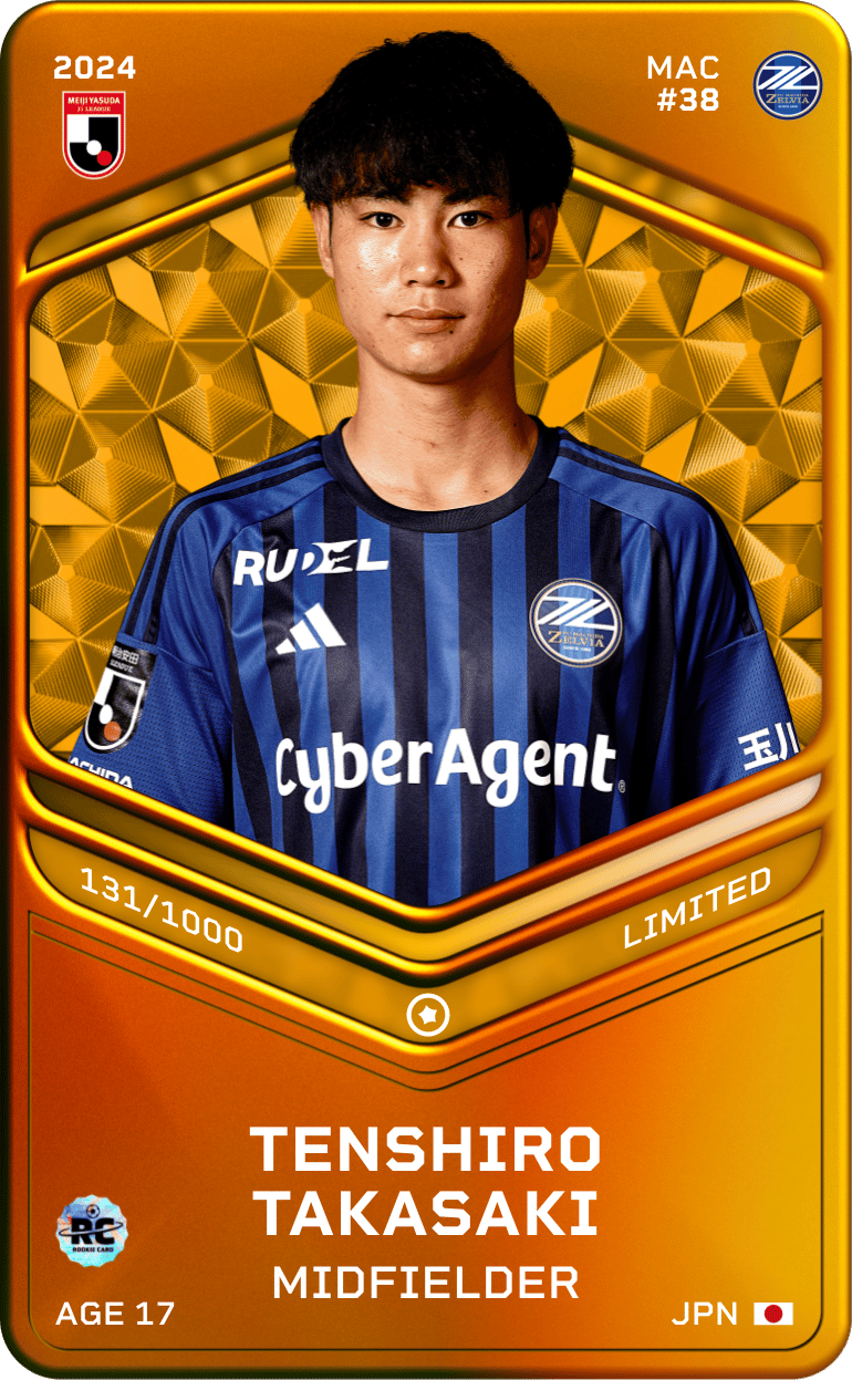 Tenshiro Takasaki 2024-25 • Limited 131/1000