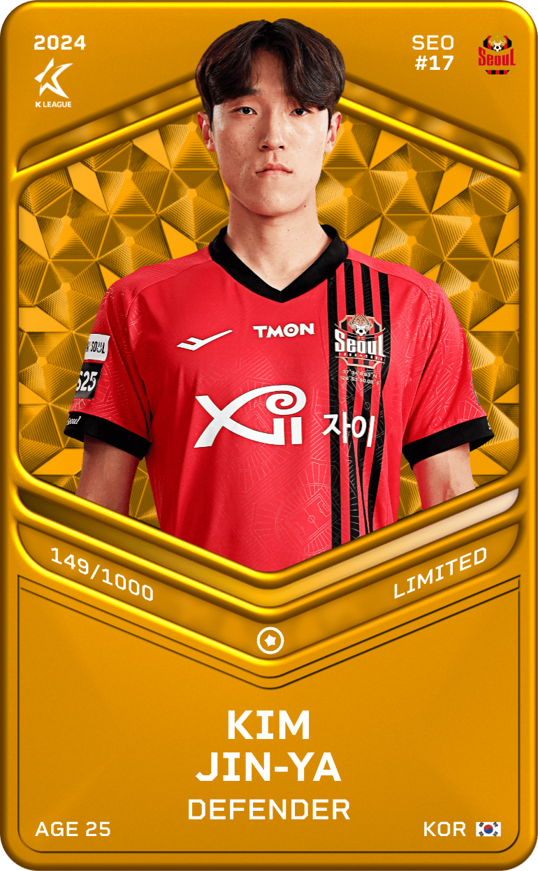 Kim Jin-Ya 2024-25 • Limited 149/1000
