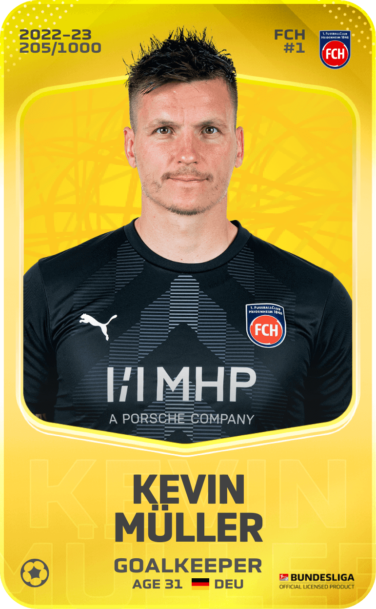 Kevin Müller 2022-23 • Limited 205/1000