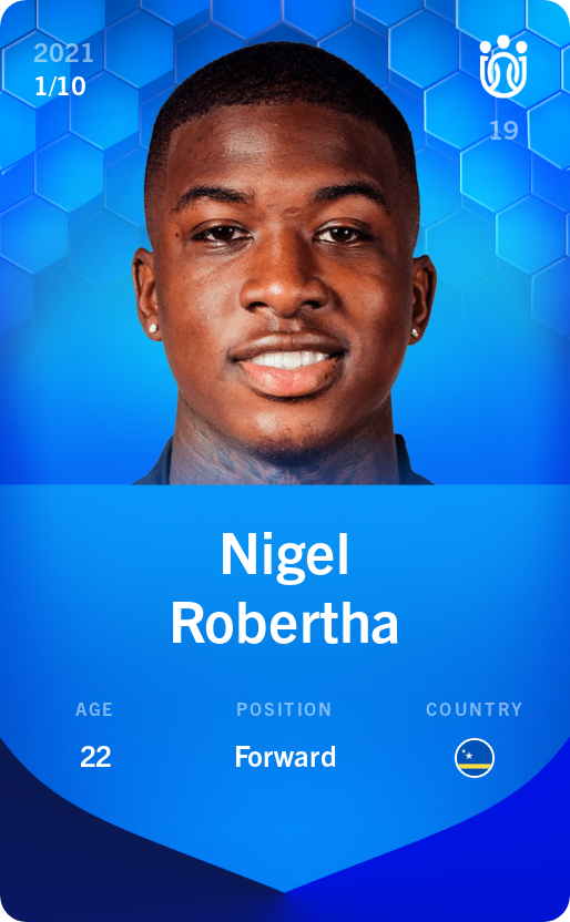 Sorare - Sorare Official - Nigel Robertha 2021-22 • Super Rare 1/10 - NFT # 75895759289701009890078050752063357744083542736787459172365372341558652097960