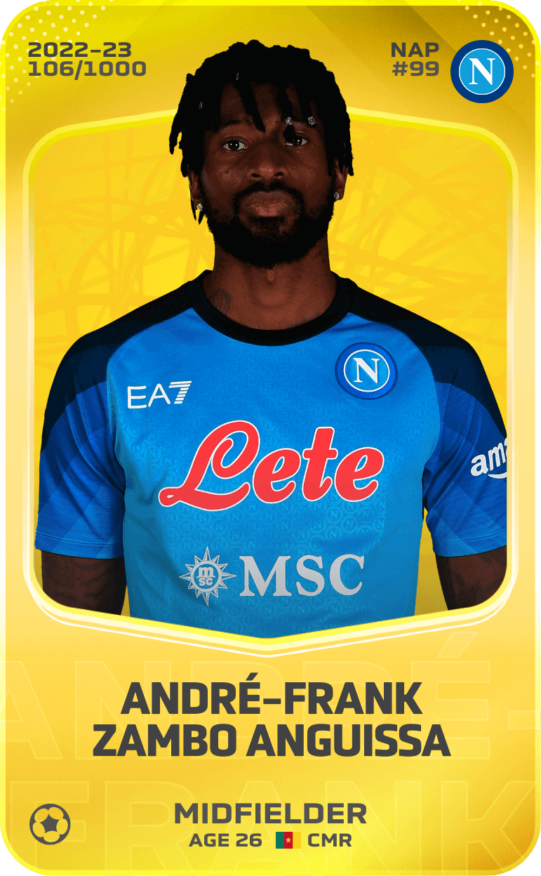 André-Frank Zambo Anguissa 2022-23 • Limited 106/1000