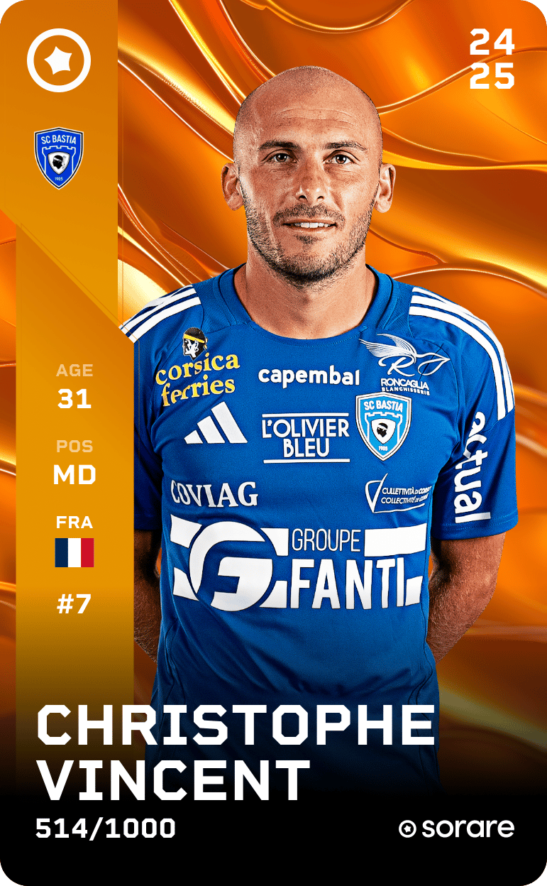 Christophe Vincent 2024-25 • Limited 514/1000
