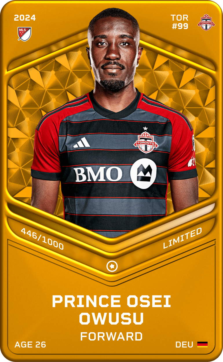 Prince Osei Owusu 2024-25 • Limited 446/1000