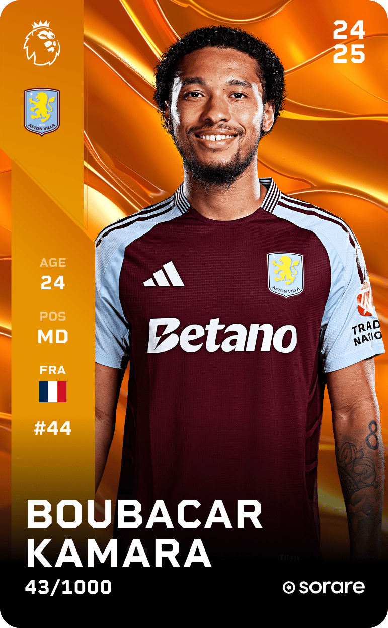 Boubacar Kamara 2024-25 • Limited 43/1000