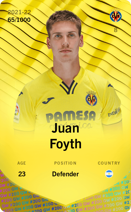 Juan Foyth 2021-22 • Limited 65/1000