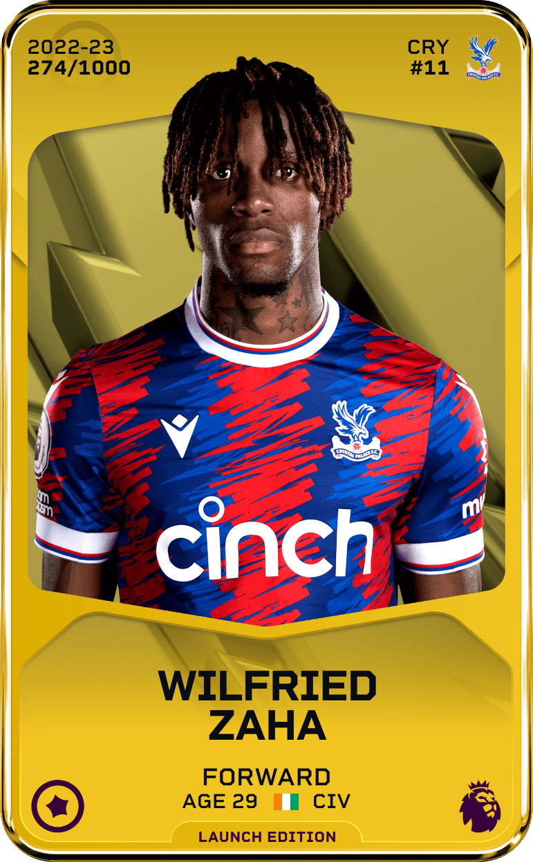 Wilfried Zaha 2022-23 • Limited 274/1000