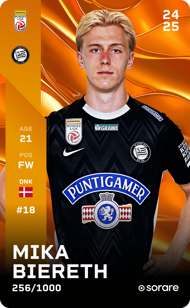 Mika Biereth 2024-25 • Limited 256/1000