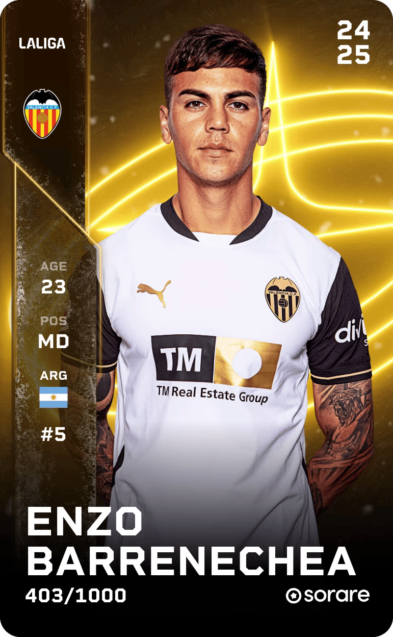 Enzo Barrenechea 2024-25 • Limited 403/1000