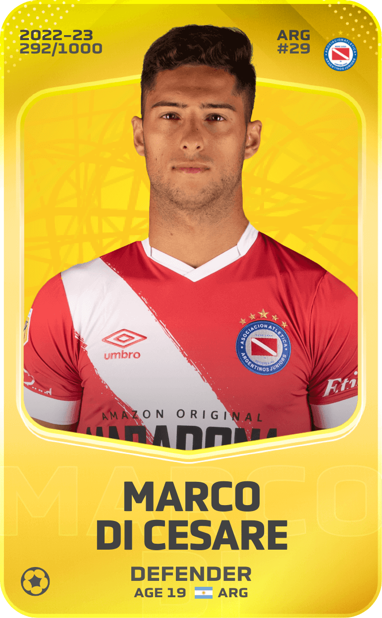 Marco Di Cesare 2022-23 • Limited 292/1000