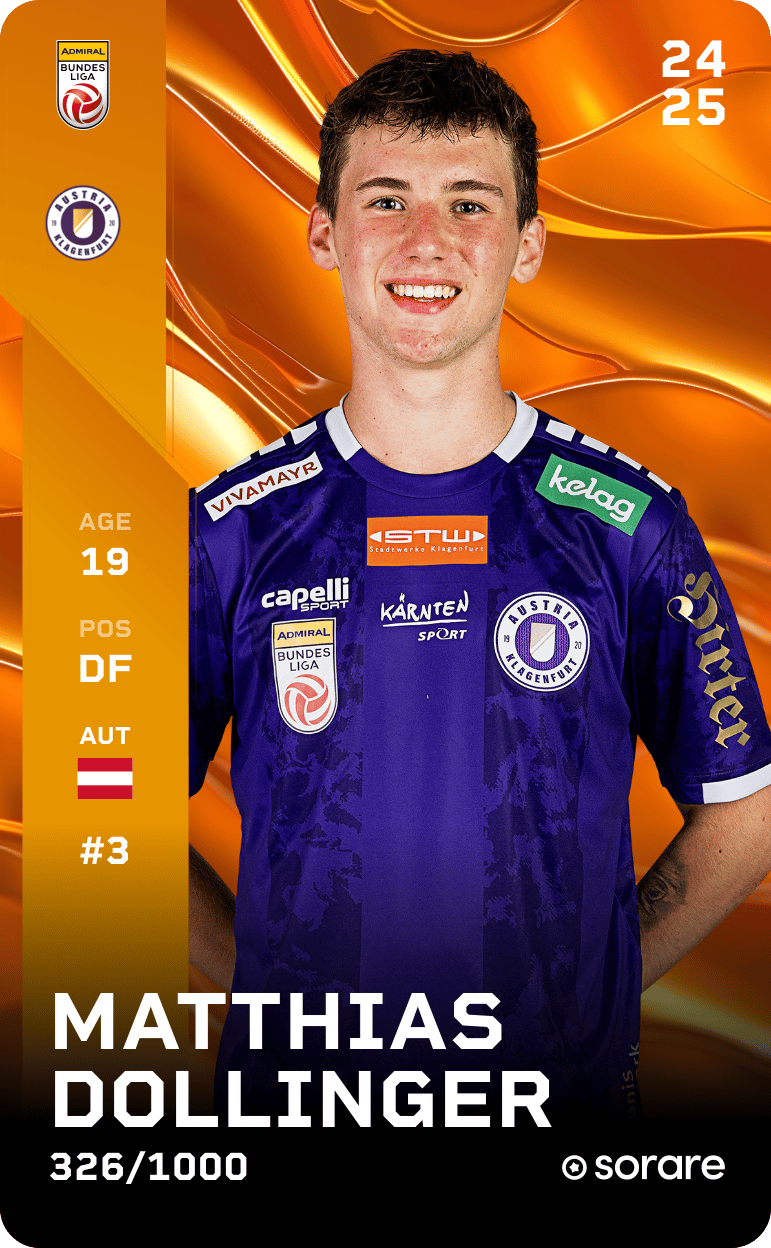 Matthias Dollinger 2024-25 • Limited 326/1000