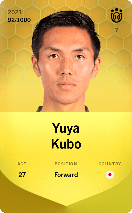 Yuya Kubo 2021-22 • Limited 92/1000