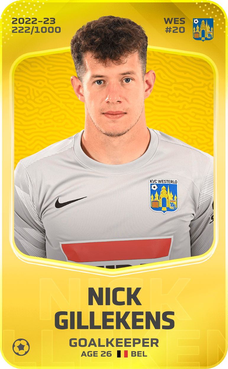 Nick Gillekens 2022-23 • Limited 222/1000