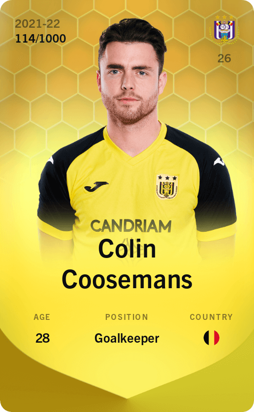 Colin Coosemans 2021-22 • Limited 114/1000