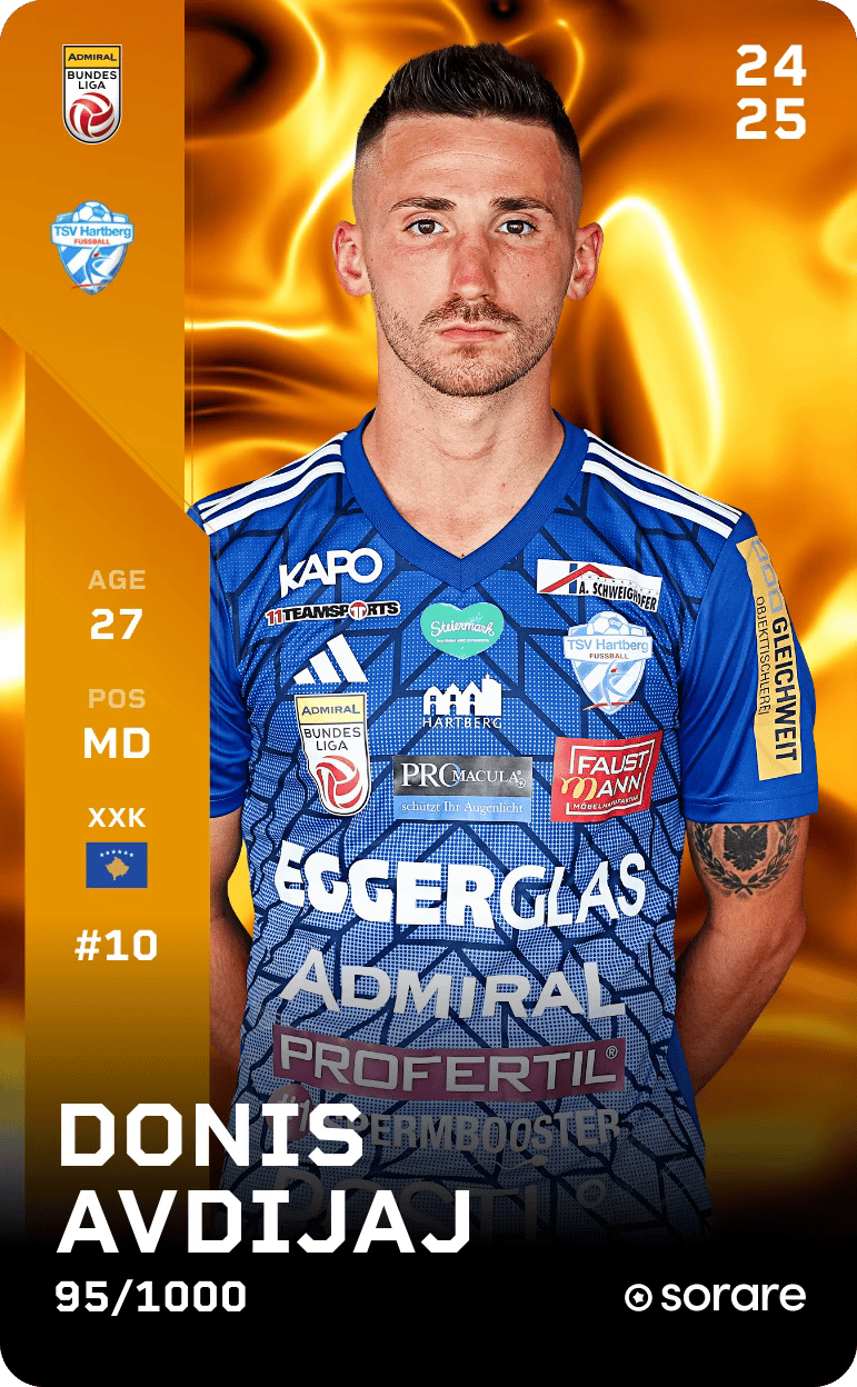 Donis Avdijaj 2024-25 • Limited 95/1000