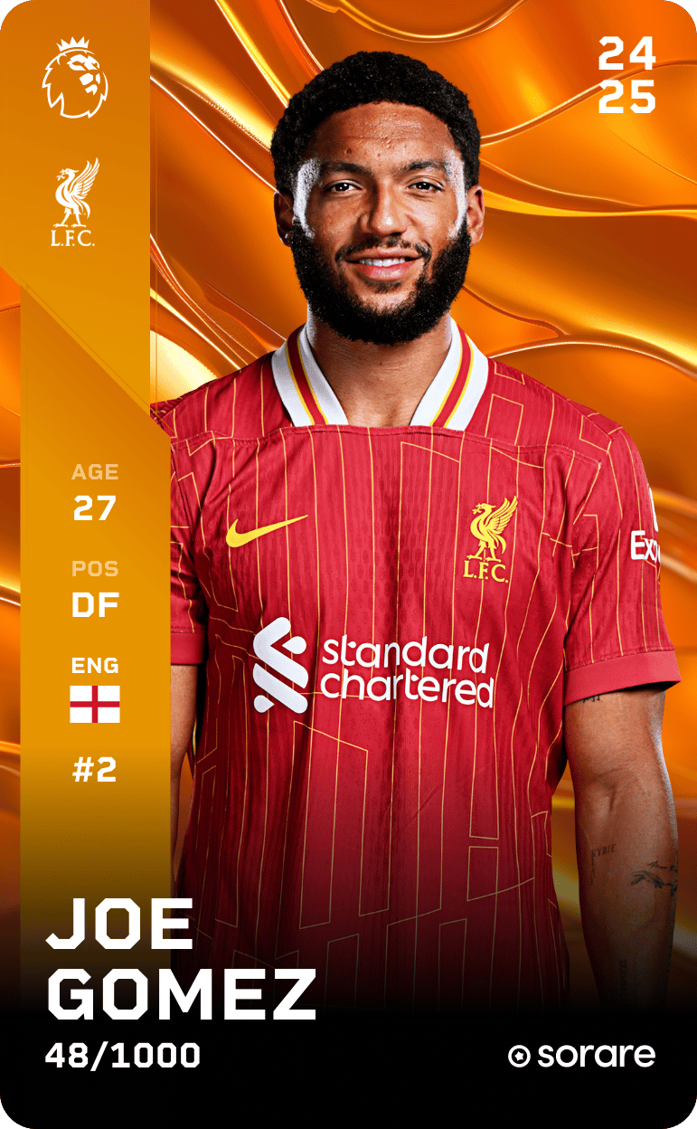 Joe Gomez 2024-25 • Limited 48/1000
