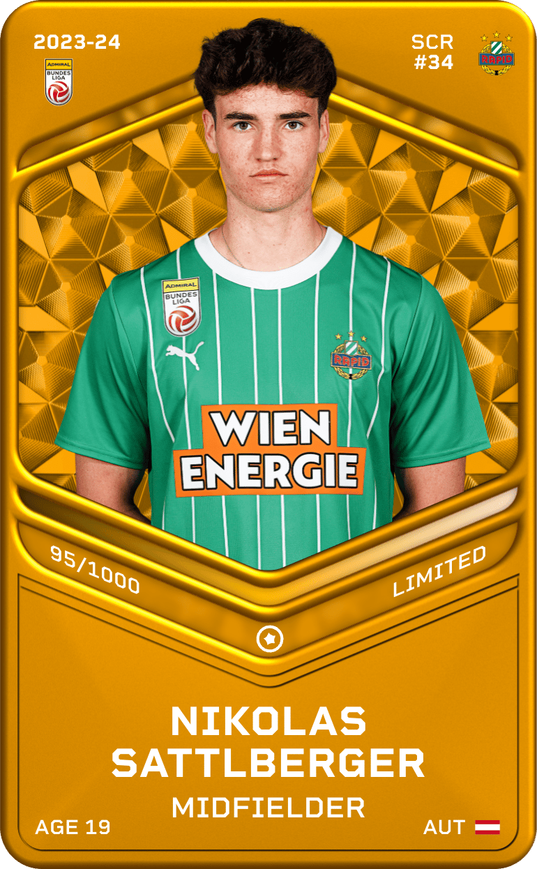 Nikolas Sattlberger 2023-24 • Limited 95/1000