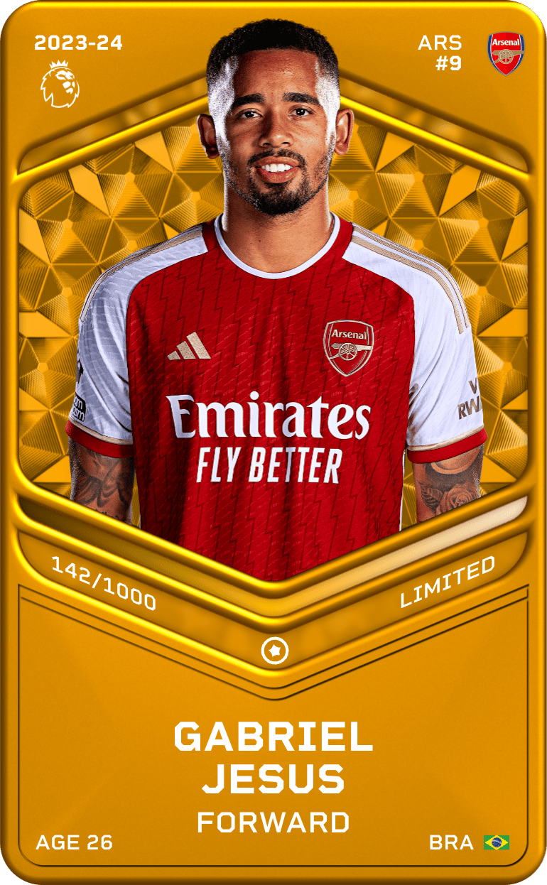 Gabriel Jesus 2023-24 • Limited 142/1000
