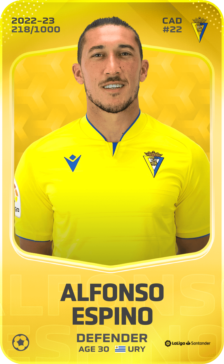 Alfonso Espino 2022-23 • Limited 218/1000
