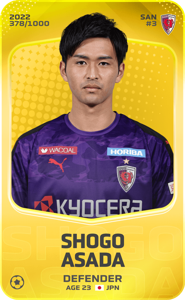 Shogo Asada 2022-23 • Limited 378/1000