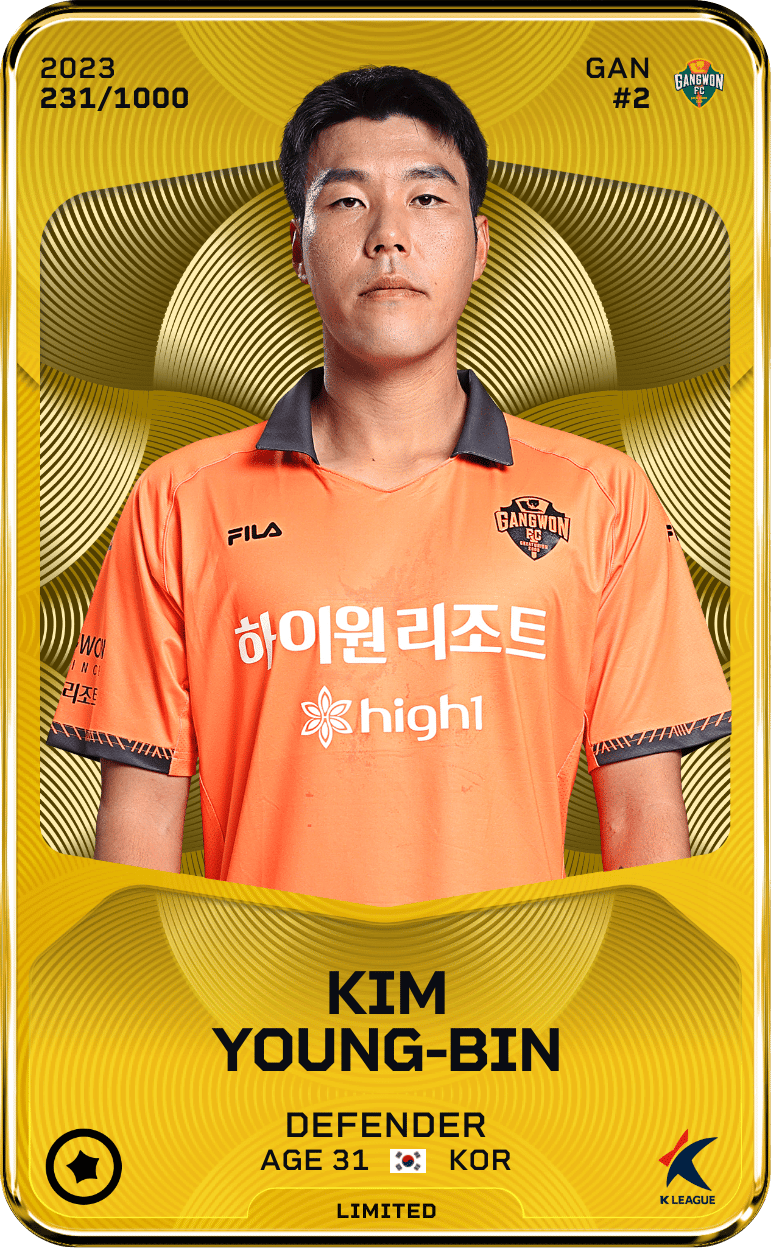 Kim Young-Bin 2023-24 • Limited 231/1000